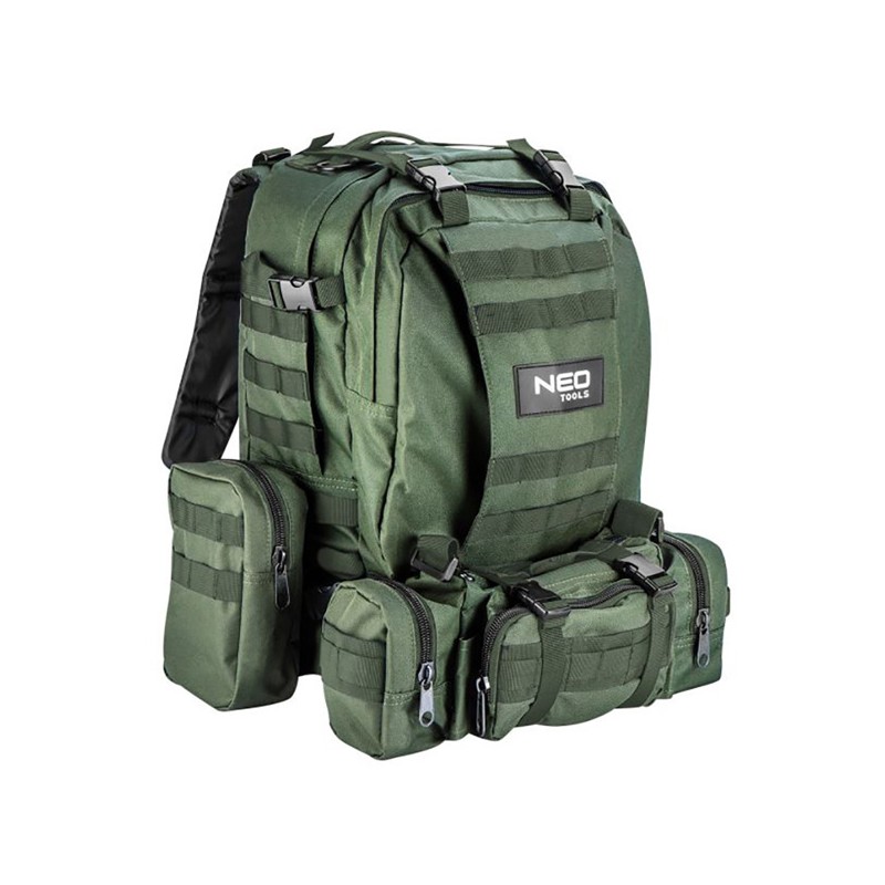 Outdoor batoh, zelený z polyesteru, 84-326, objem 40L, vysoce odolný, Neo Tools