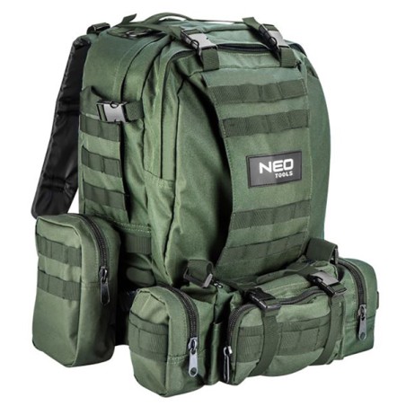 Outdoor batoh, zelený z polyesteru, 84-326, objem 40L, vysoce odolný, Neo Tools