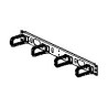 Panduit plastový organizér 1U s oky dopředu 1,5" x 3,0"