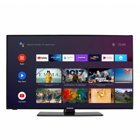 Televize Orava, LT-ANDR40 B01, 40", Full HD 1920 × 1080, 600 Hz, černá, Android TV