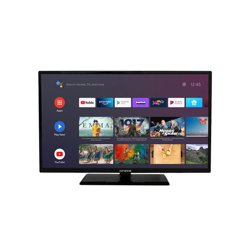 Televize Orava, LT-ANDR32 C01, 32", Full HD 1920x1080, 50/60 Hz, černá, Android TV