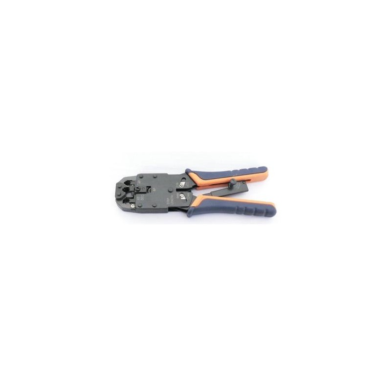 Kleště krimpovací PROFI s ráčnou pro konektory RJ10, RJ11, RJ12, RJ45, DEC