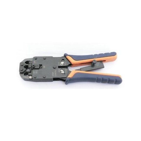 Kleště krimpovací PROFI s ráčnou pro konektory RJ10, RJ11, RJ12, RJ45, DEC