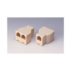 Dvojspojka RJ45, 1x8p8c/2x8p8c - telefonní