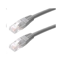 Patch kabel Cat5E, UTP - 15m, šedý