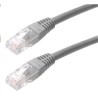 Patch kabel Cat5E, UTP - 15m, šedý