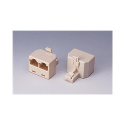 Rozdvojka RJ11, 1x6p4c/2x6p4c - telefonní