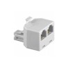 Rozdvojka RJ12, 1x6p6c/2x6p6c - telefonní
