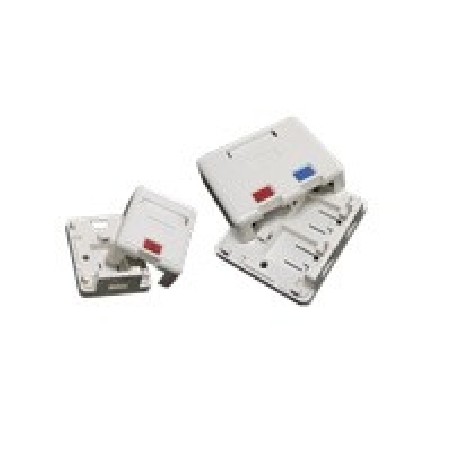 Zásuvka neosazená 1x RJ45 na omítku