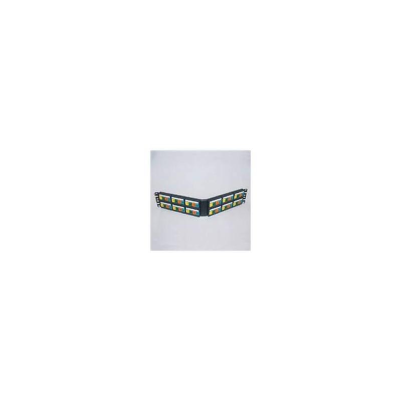 Panduit modul.patch panel 48port, 2U, s plast. rámečky
