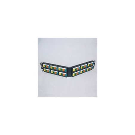 Panduit modul.patch panel 48port, 2U, s plast. rámečky