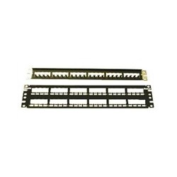 Panduit modulární patch panel 24port, 1U, celokovový