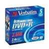 VERBATIM DVD+R(5-pack)8cmDoubleLayer/Jewel/2.4x/2,8GB