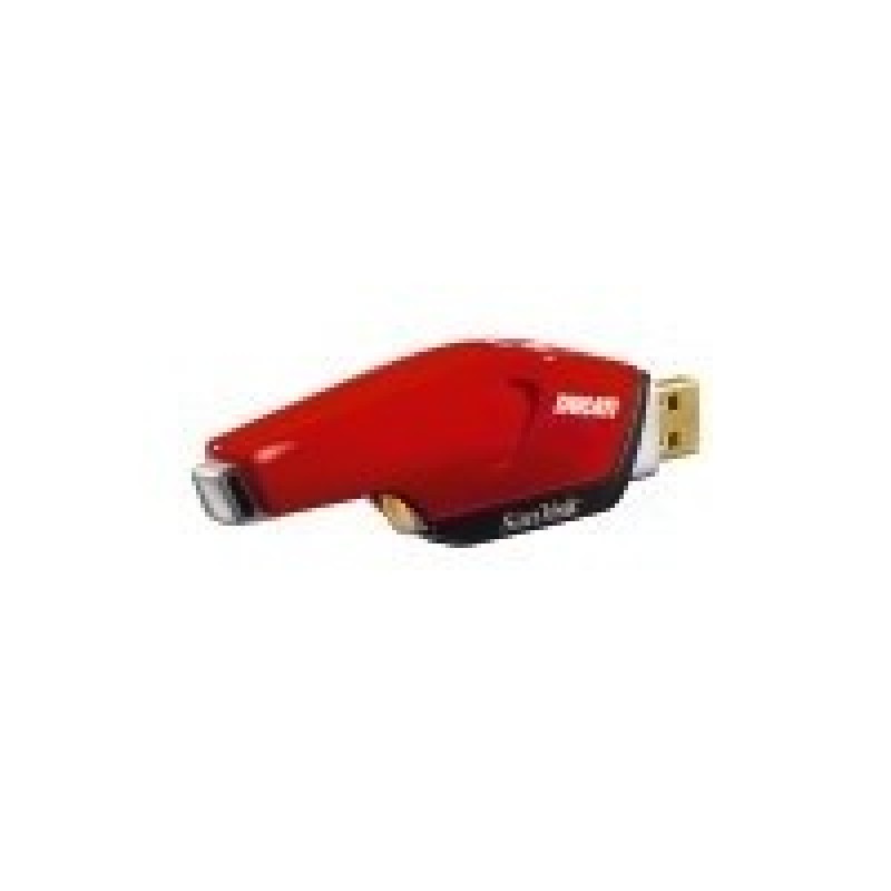 SanDisk Extreme DUCATI USB FlashPen 4GB, rychlost zápis/čtení 20MB/s
