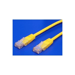 UTP patchkabel kat. 5e, 7,5m, žlutý