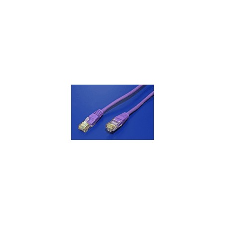 UTP patchkabel kat. 5e, 0,5m, fialový