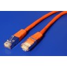 FTP patchkabel kat. 5e, 0,25m, červený