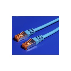 S/FTP patchkabel kat. 6, LSOH, 50m, modrý