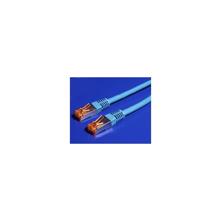 S/FTP patchkabel kat. 6, LSOH, 50m, modrý