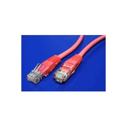 UTP patchkabel kat. 5e, 0,25m, růžový