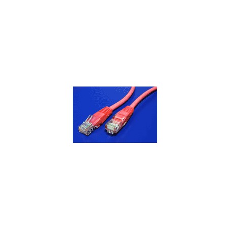 UTP patchkabel kat. 5e, 0,25m, růžový