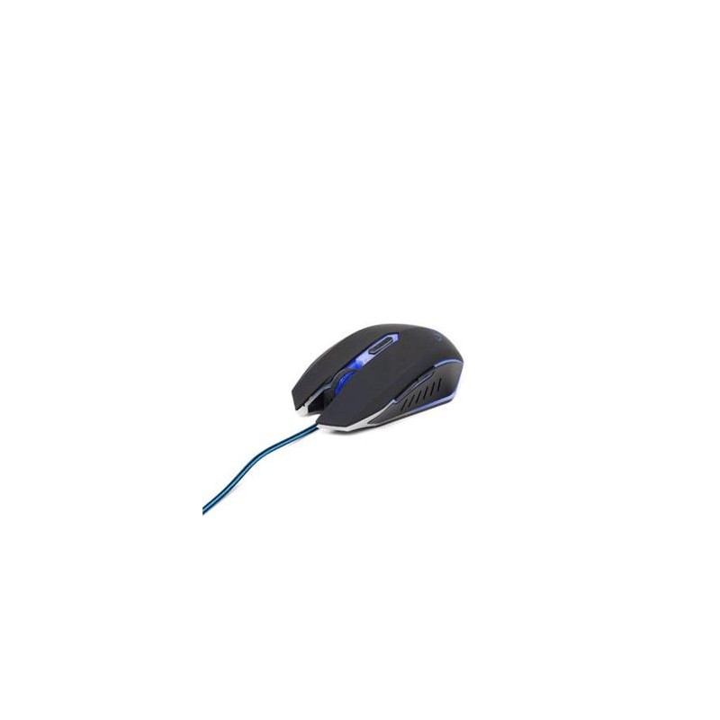 Gembird Myš MUSG-001-B, HERNÍ, optická, modro-černá, 2400DPI, USB