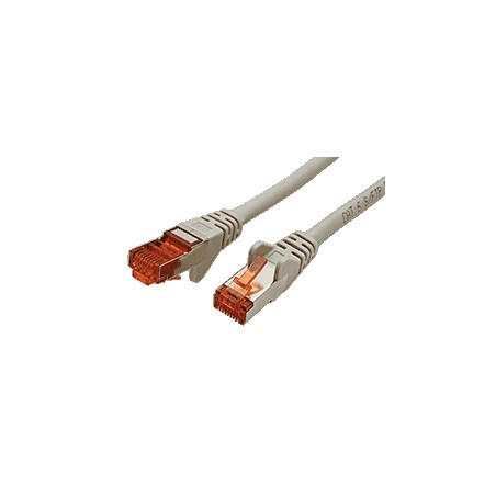 S/FTP patchkabel kat. 6, LSOH, 25m, šedý