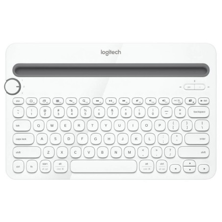 Logitech klávesnice Bluetooth Keyboard K480 US, bílá