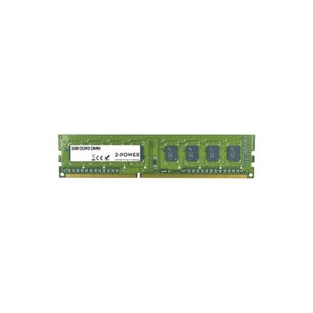 2-Power 2GB PC3-10600U 1333MHz DDR3 CL9 Non-ECC DIMM 2Rx8 ( DOŽIVOTNÍ ZÁRUKA )