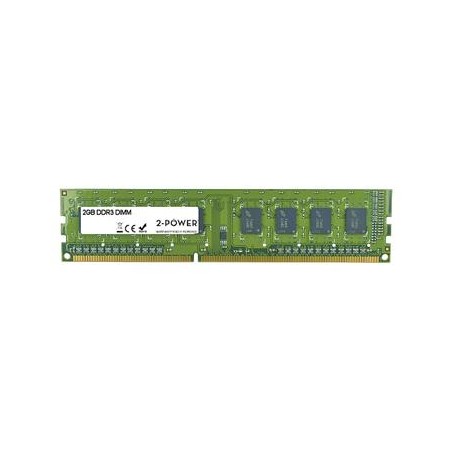 2-Power 2GB MultiSpeed 1066/1333/1600 MHz DDR3 Non-ECC DIMM 1Rx8 ( DOŽIVOTNÍ ZÁRUKA )