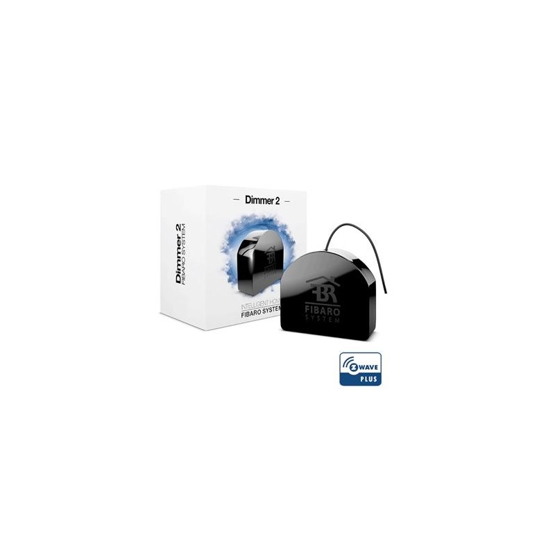 FIBARO FGD-212 stmívač 250W, černý, v.2