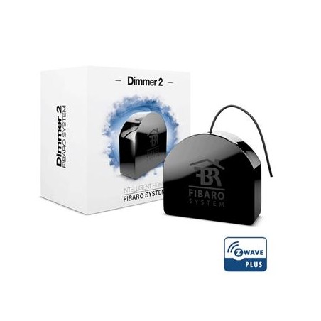 FIBARO FGD-212 stmívač 250W, černý, v.2