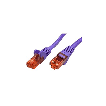 UTP patchkabel kat. 6, 0,5m, fialový