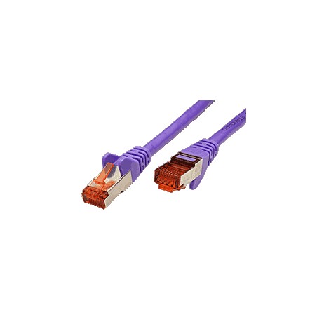 S/FTP patchkabel kat. 6, 7,5m, fialový