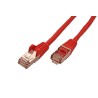 FTP patchkabel kat. 5e, 3m, červený