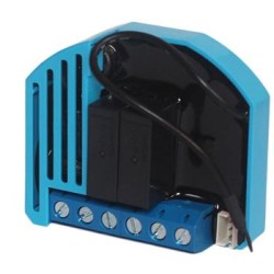 QUBINO spínač, 2x 230V, měření spotřeby, připojení tep. senzoru, Z-Wave plus