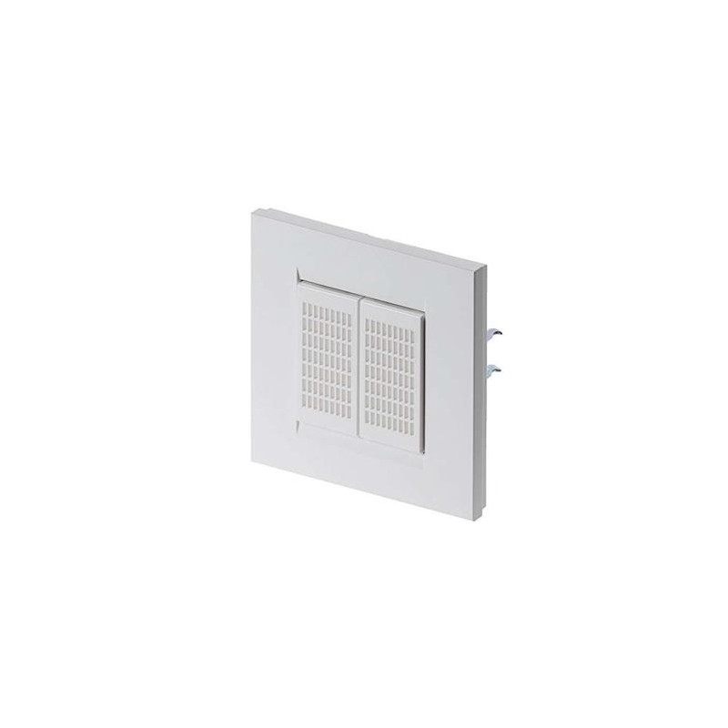 QUBINO kryt pro termostat - 2 moduly, mřížka, na krabici