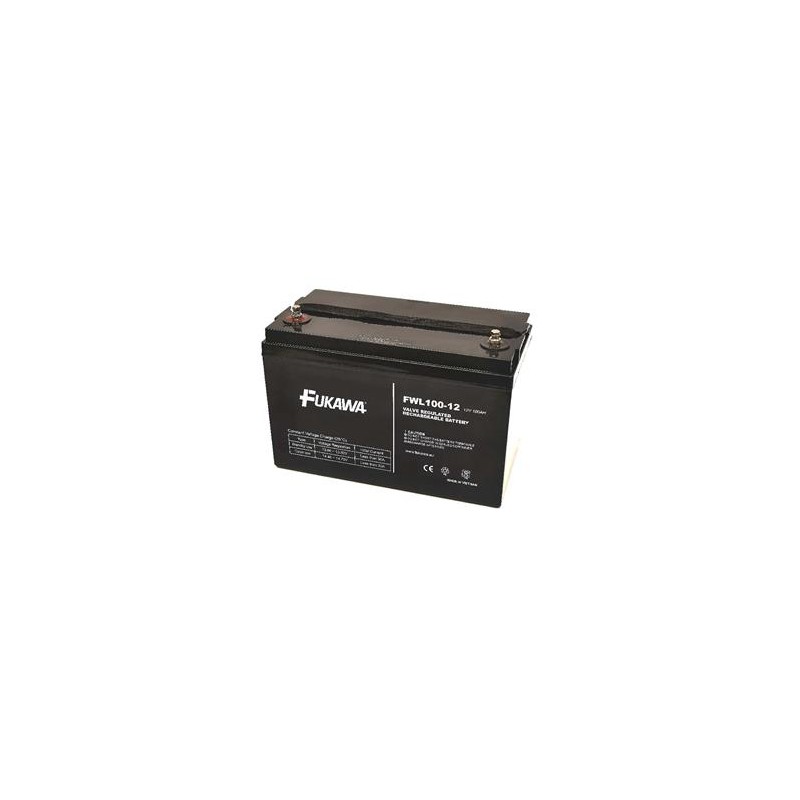 FUKAWA akumulátor FWL 100-12 (12V 100Ah závit M6 životnost 10let)