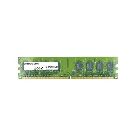 2-Power 2GB MultiSpeed 533/667/800 MHz DDR2 Non-ECC DIMM 2Rx8 ( DOŽIVOTNÍ ZÁRUKA )