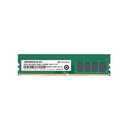 Transcend paměť 8GB DDR4 2666 U-DIMM (JetRam) 1Rx8 CL19