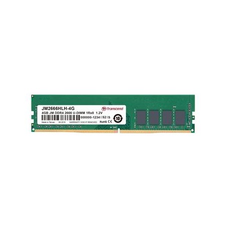 Transcend paměť 4GB DDR4 2666 U-DIMM (JetRam) 1Rx8 CL19