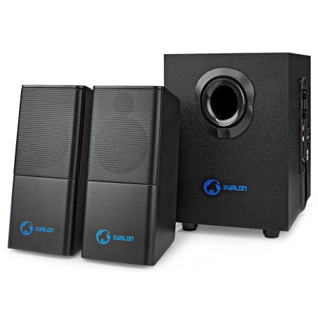 Nedis GSPR10021BK - Herní Reproduktory | 2.1 | Napájení USB | Jack 3,5 mm | RMS 11 W