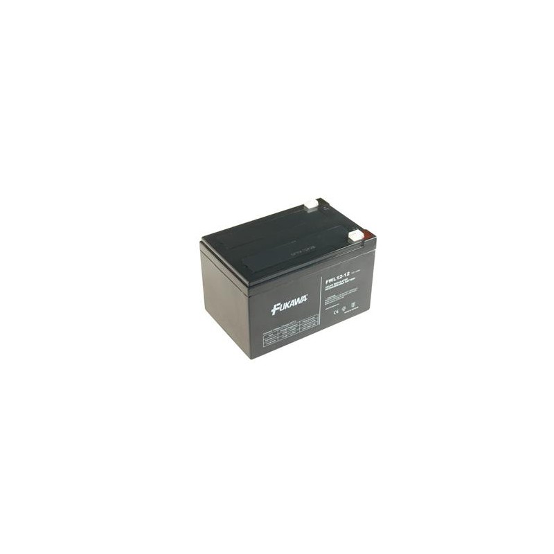 FUKAWA akumulátor FW 12-12 (12V 12Ah faston 6,3mm životnost 5let)