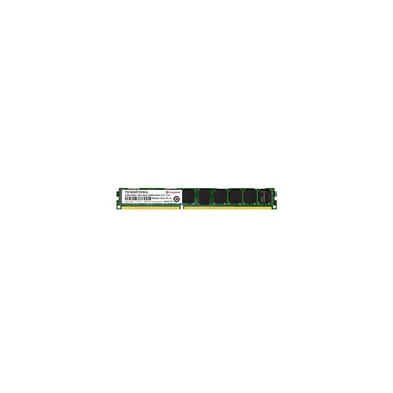 Transcend paměť 8GB DDR3 1600 REG-DIMM 2Rx8 nízký profil