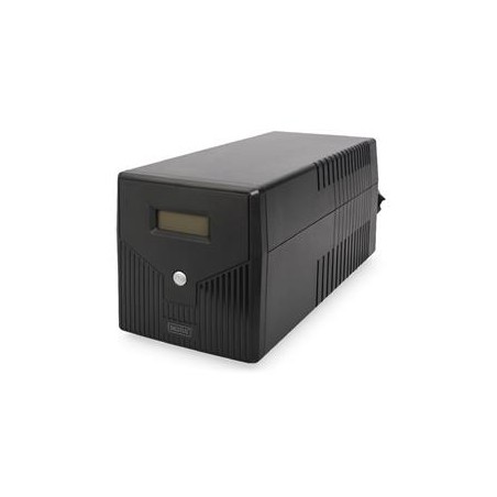 DIGITUS Professional Line-Interactive UPS, 2000VA / 1200W 12V / 9Ah x2 baterie, 4x CEE 7/7, AVR, USB, RS232, RJ11 / 45,
