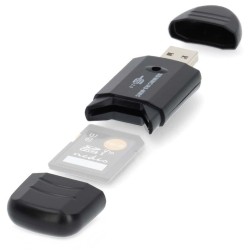 Nedis CRDRU2100BK - Čtečka Paměťových Karet | Multifunkční | USB 2.0