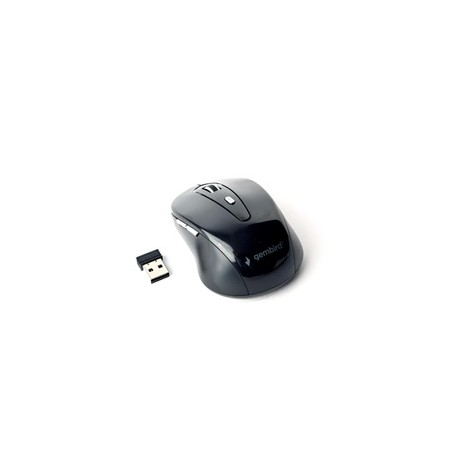 Gembird/Cestovní/Optická/1 600 DPI/Bezdrátová USB/Černá