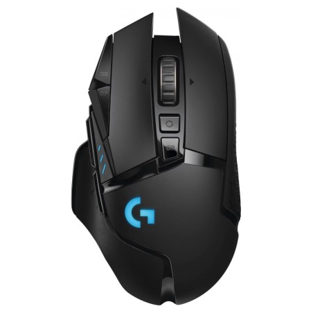 Logitech myš Gaming G502 Lightspeed/Powerplay/Hero - bezdrátová,11 tlačítek, černá, 100-16 000dpi