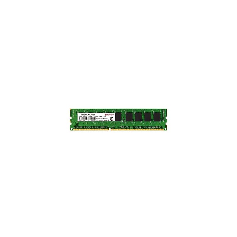 Transcend paměť 4GB DDR3L-1600 ECC-DIMM 1Rx8 CL11