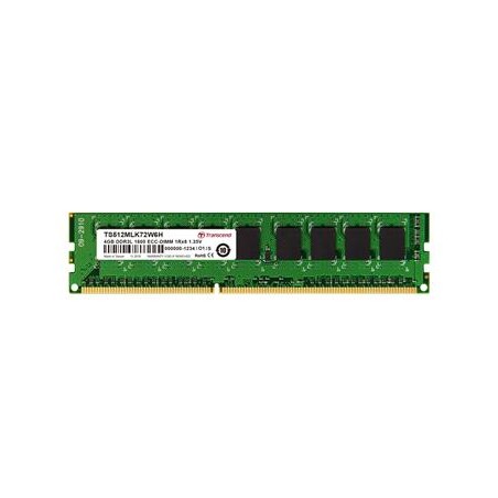 Transcend paměť 4GB DDR3L-1600 ECC-DIMM 1Rx8 CL11